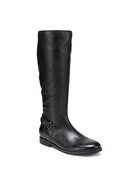NEW Vionic Rochelle Tall Boots Knee High Equestrian Black Womens 7.5 Wide Arch